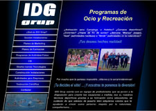 Diseño Web IDG GRUP WEB para IDG GRUP - Innovación en Deporte y Gestión - IDG GRUP WEB ::: Diseño Web - Diseño Paginas Web - Diseño Web Profesional - Diseño Imagen Corporativa (Logos, Tarjetas, Dipticos, Tripticos, Catalogos,...). Imprenta. Rubi. Cornella. Castelldefels. L'Hospitalet. BARCELONA. TARRAGONA. GIRONA. LLEIDA.