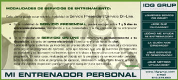 Diseño Web IDG GRUP WEB para IDG GRUP - MI ENTRENADOR PERSONAL